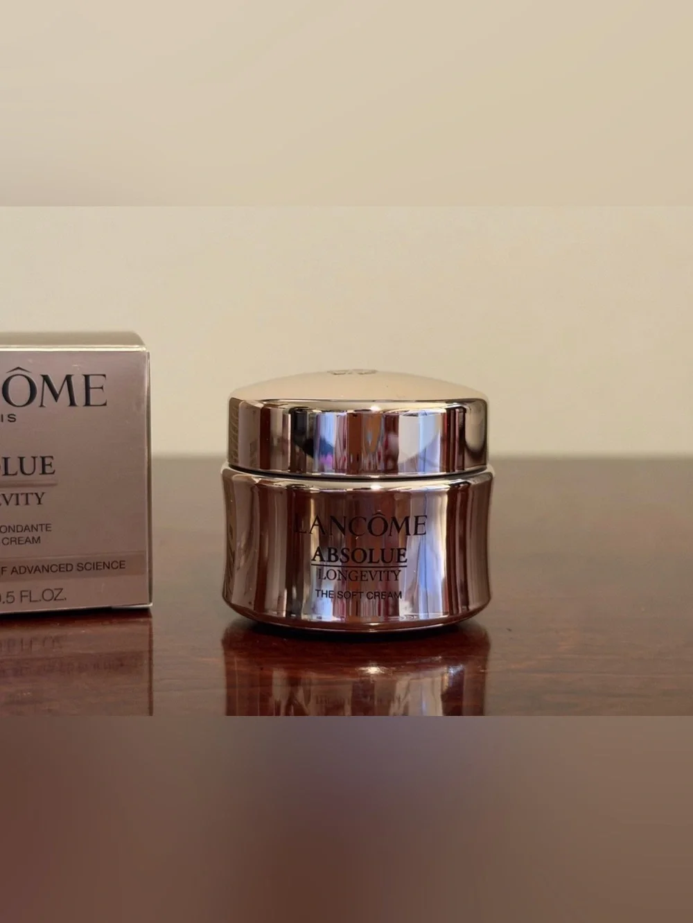 Lancome Absolue Longevity The Soft Cream Travel Size: 0.5 fl oz | 15mL NIB
